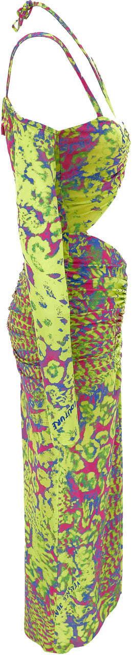 Versace Jeans Couture Dresses Yellow Geel