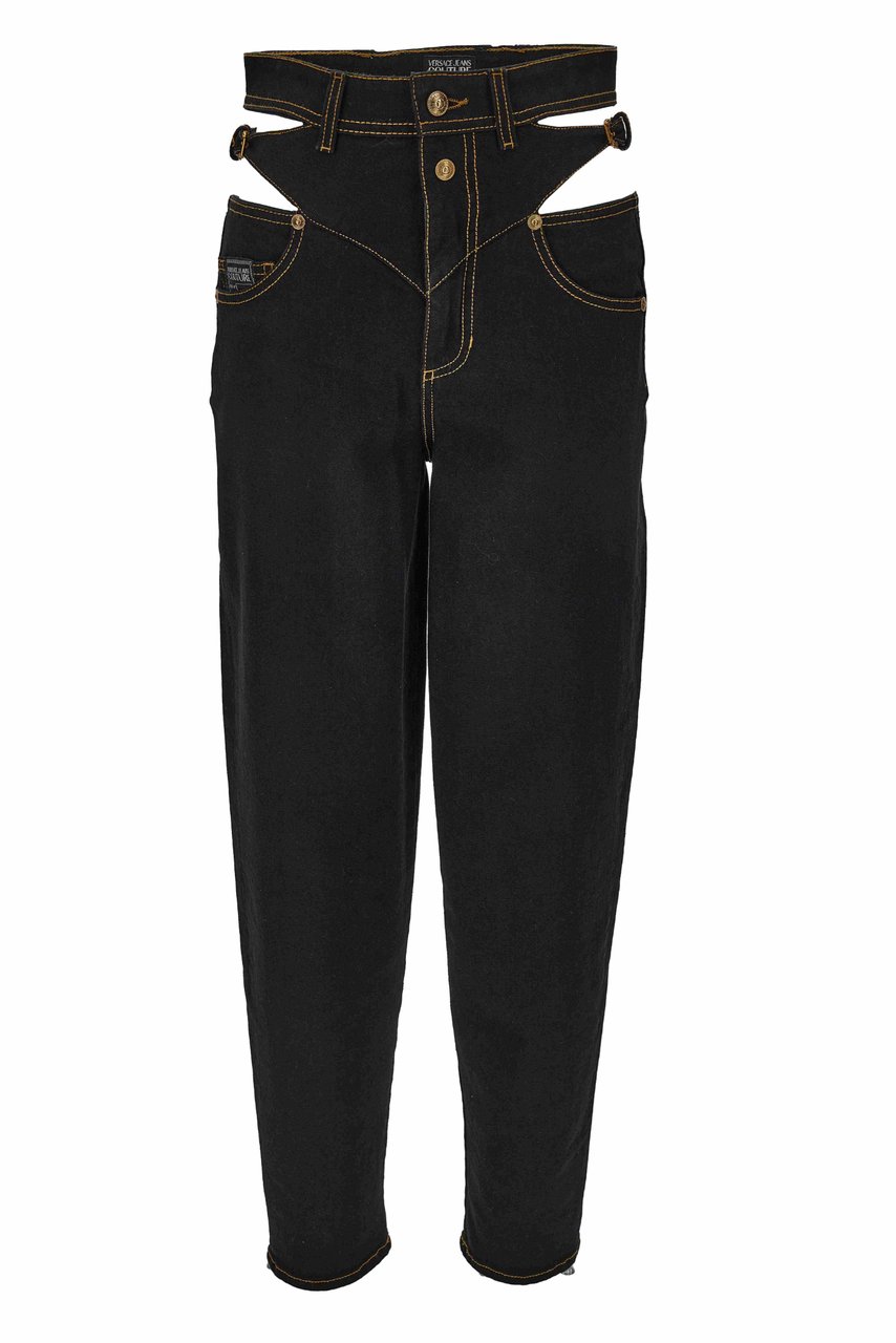 Versace Jeans Couture Trousers Black Zwart