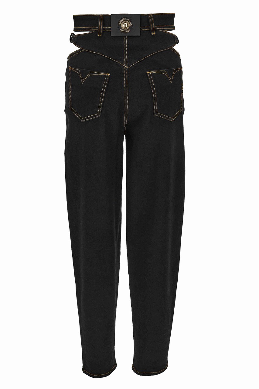 Versace Jeans Couture Trousers Black Zwart