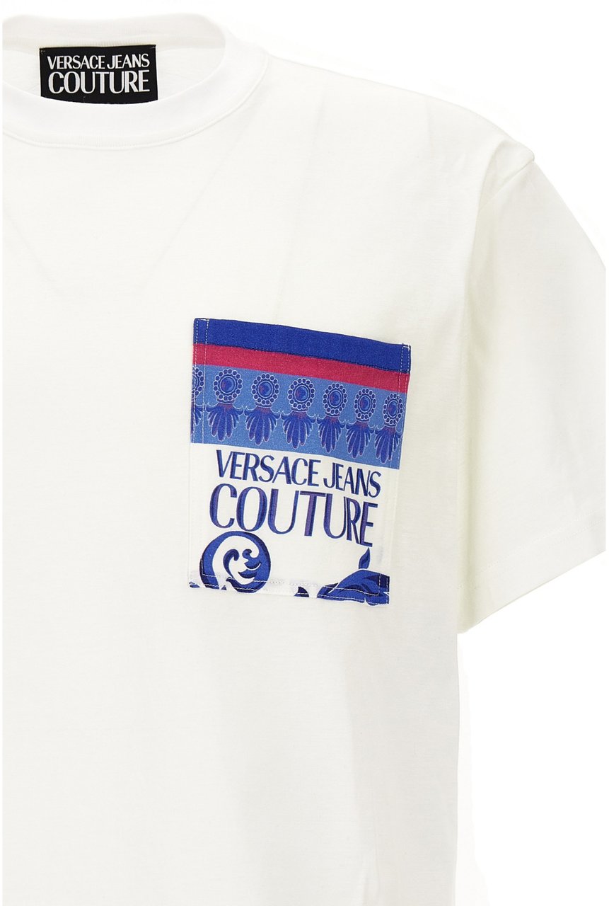 Versace Jeans Couture T-Shirts And Polos White Wit