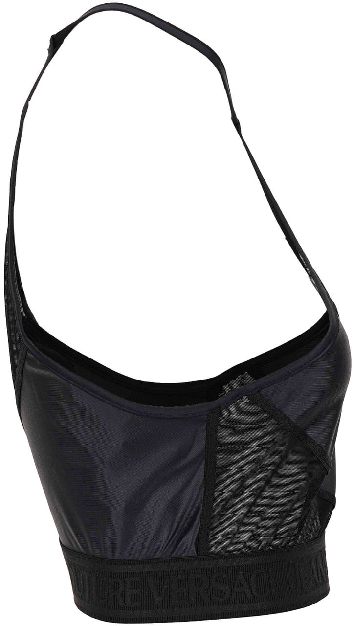 Versace Jeans Couture Top Black Zwart
