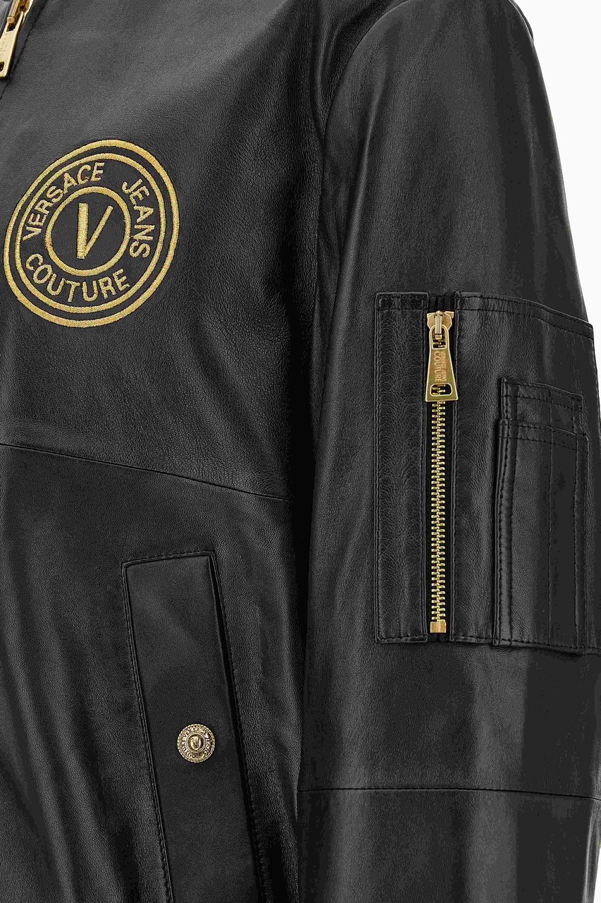 Versace Jeans Couture Coats Black Zwart
