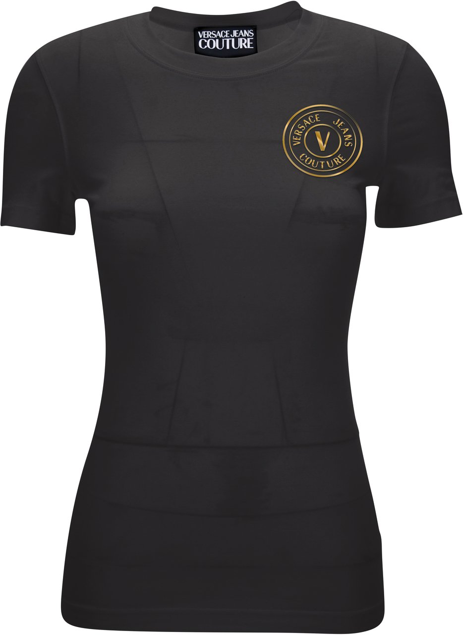 Versace Jeans Couture T-Shirts And Polos Black Zwart