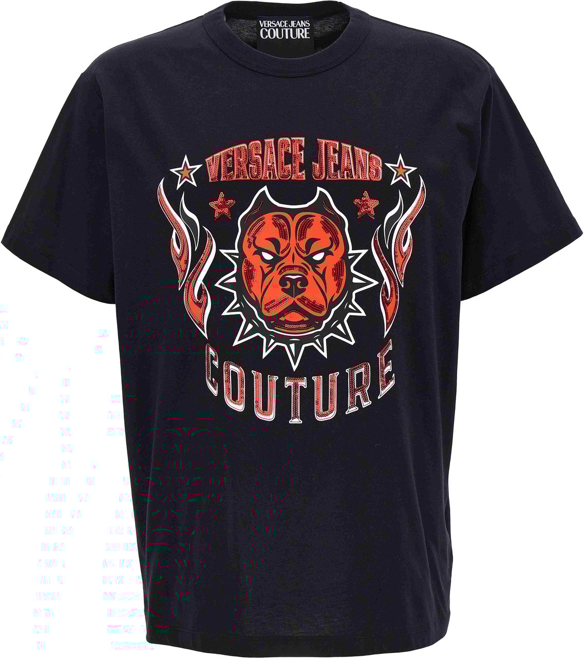 Versace Jeans Couture T-Shirts And Polos Black Zwart