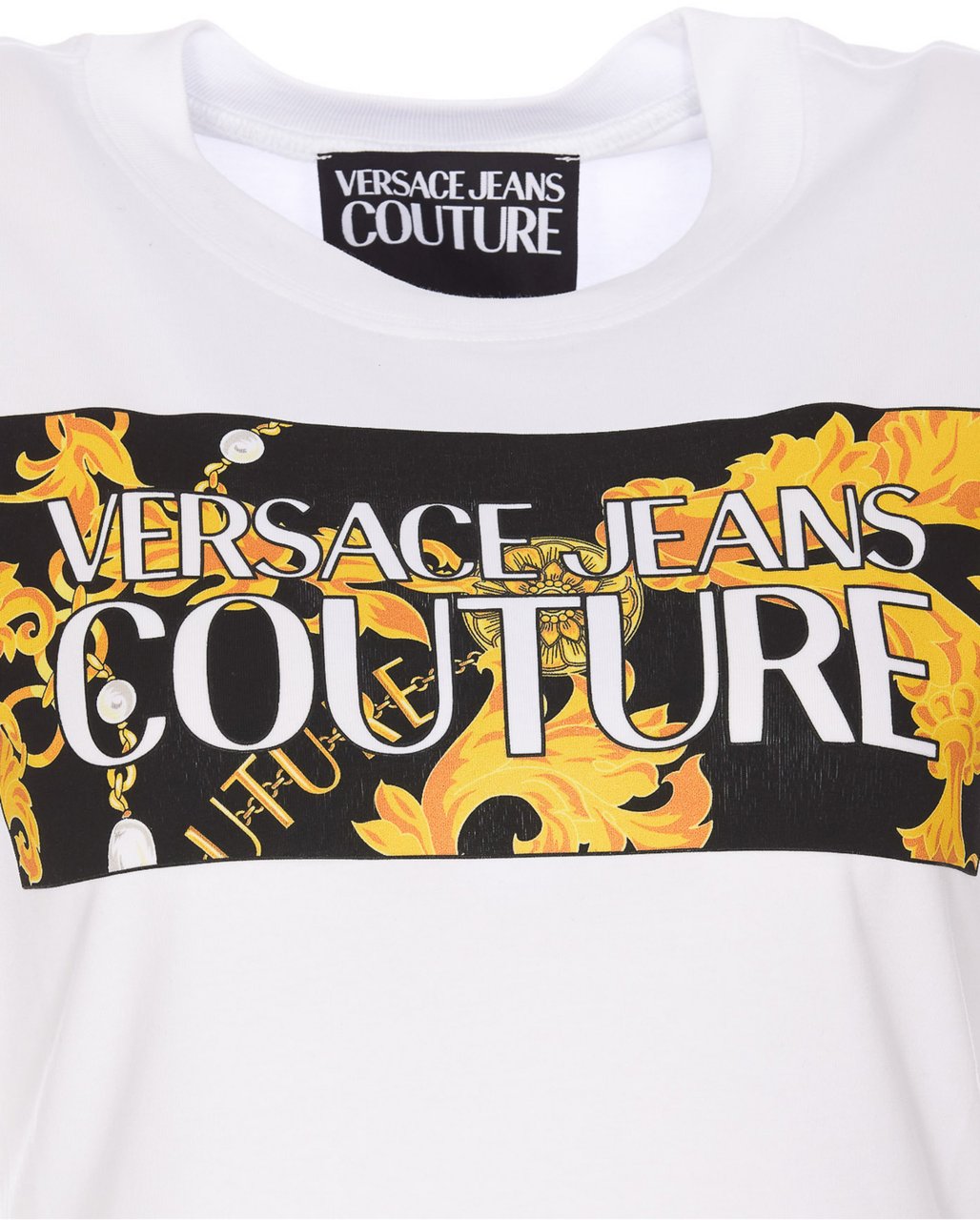 Versace Jeans Couture T-Shirts And Polos White Wit