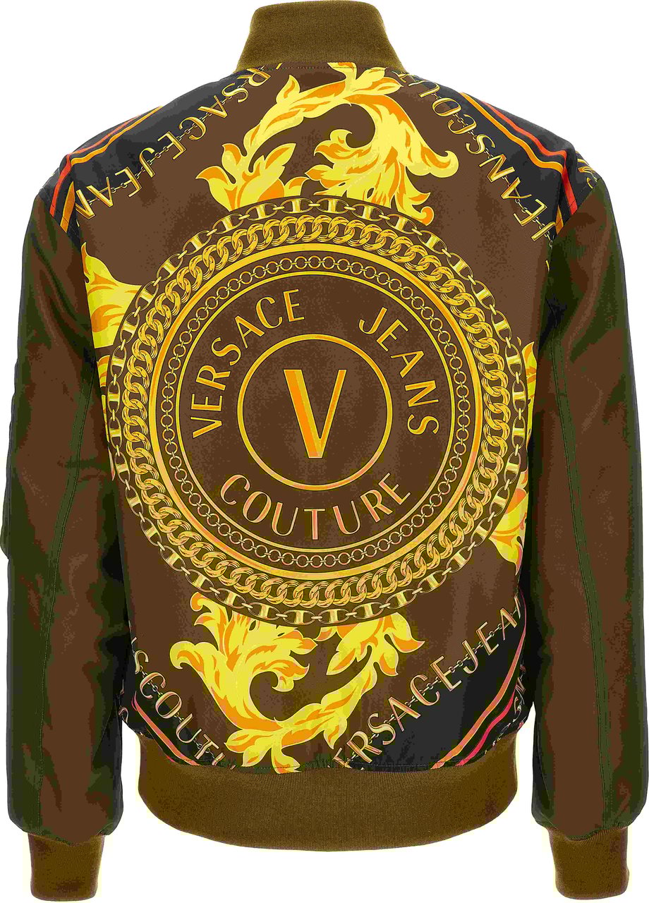 Versace Jeans Couture Coats Green Groen