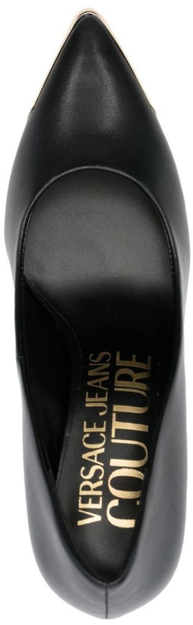 Versace Jeans Couture High Heel Shoes Black Zwart