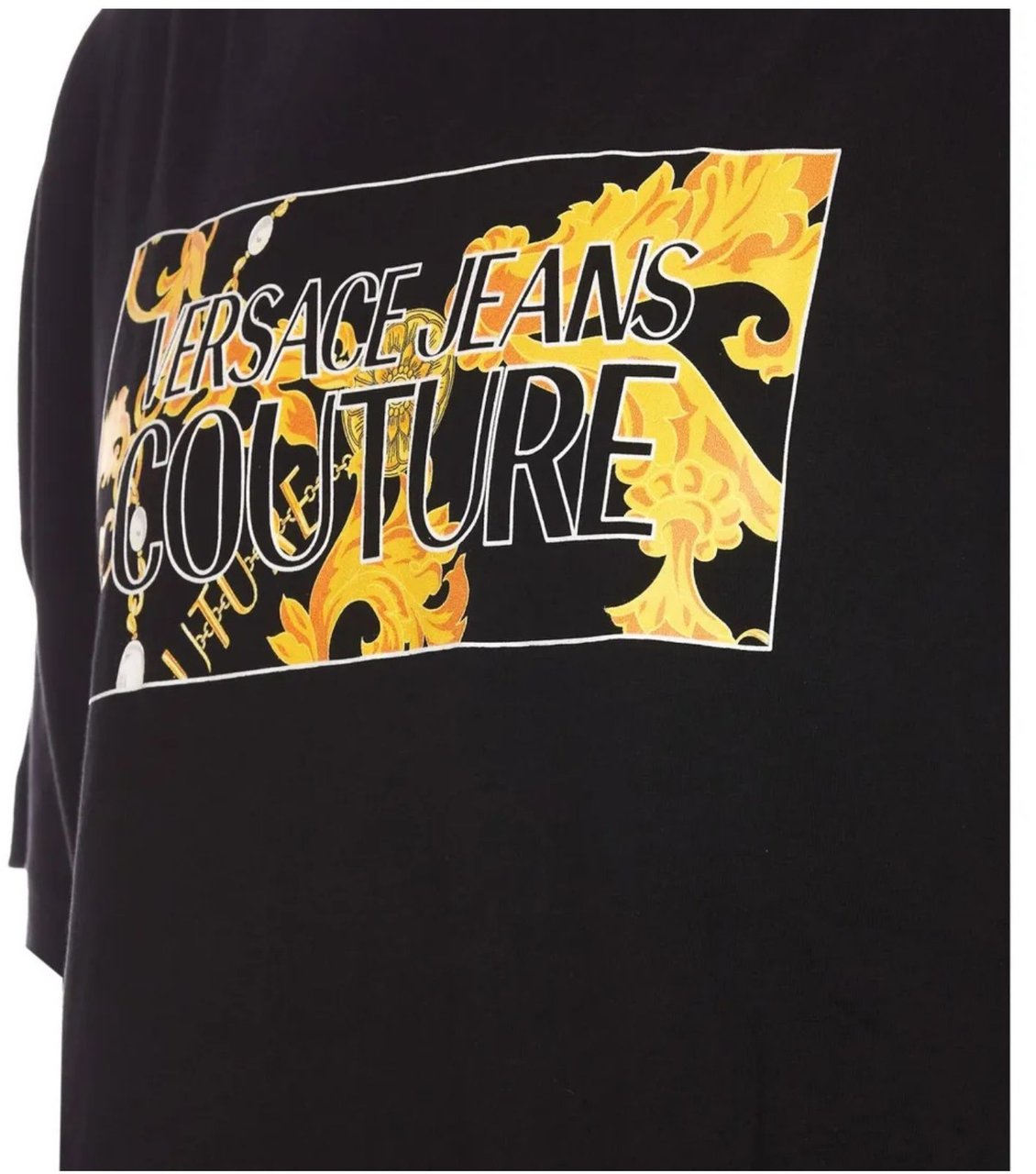 Versace Jeans Couture T-Shirts And Polos Black Zwart