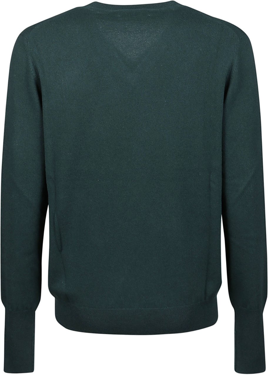 Ballantyne V-neck Sweater Green Groen