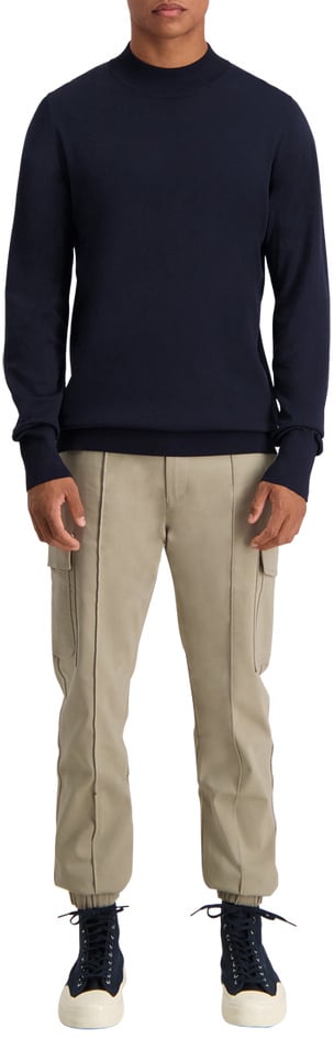 Aeden Normano Knit Sweater Navy Blauw