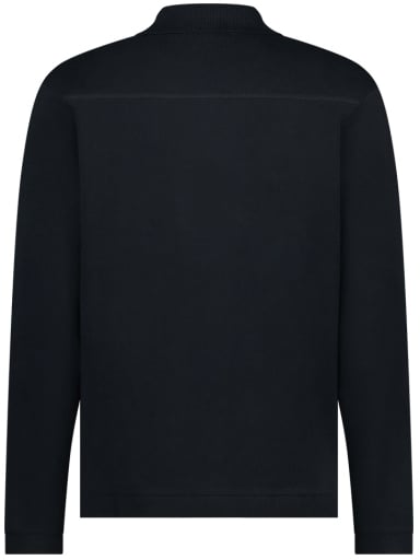 Aeden Nobis Knit Over Jacket Night Sky Bl Blauw