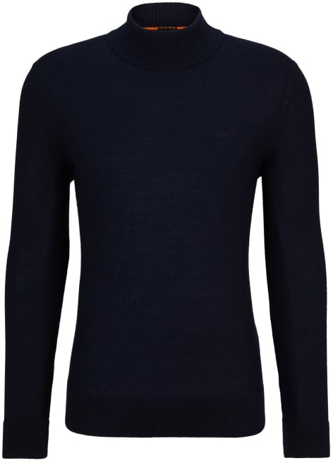 Boss Avac_m mockneck Blauw