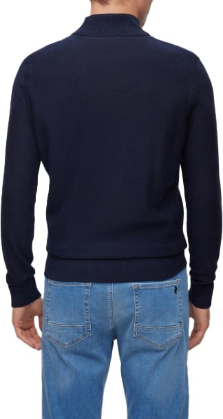 Boss Avac_m mockneck Blauw