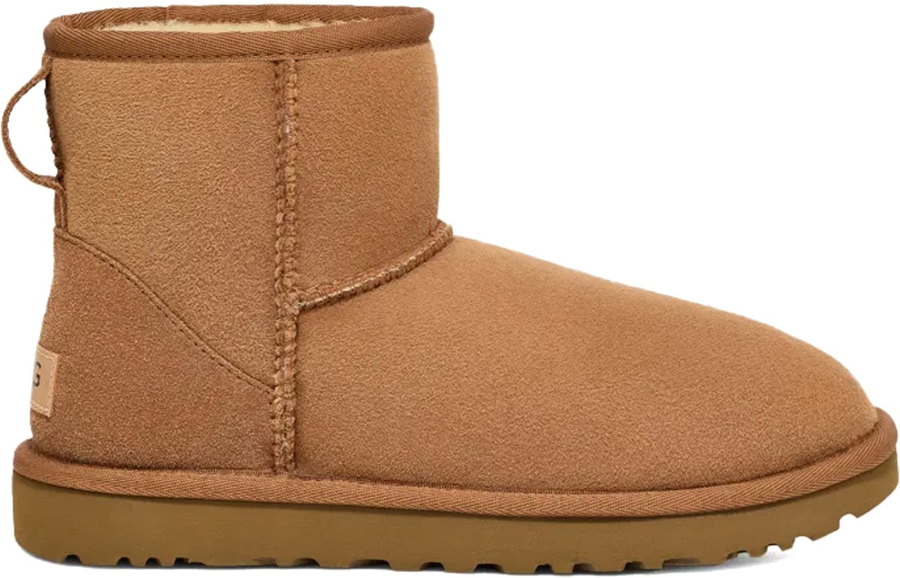 UGG UGG Biscuit suede Classic Mini II ankle boots Bruin