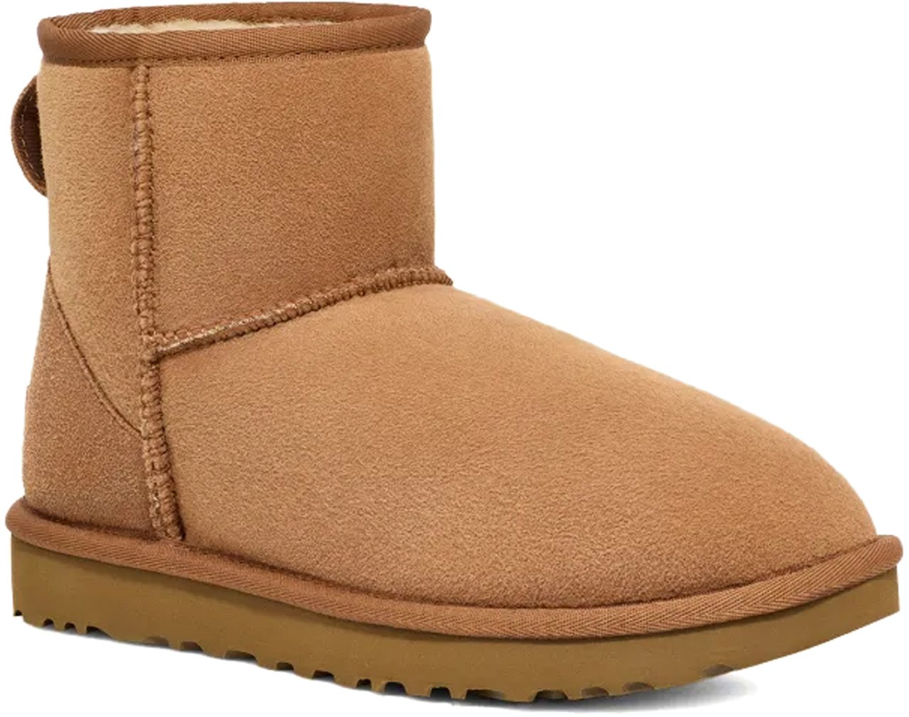 UGG UGG Biscuit suede Classic Mini II ankle boots Bruin