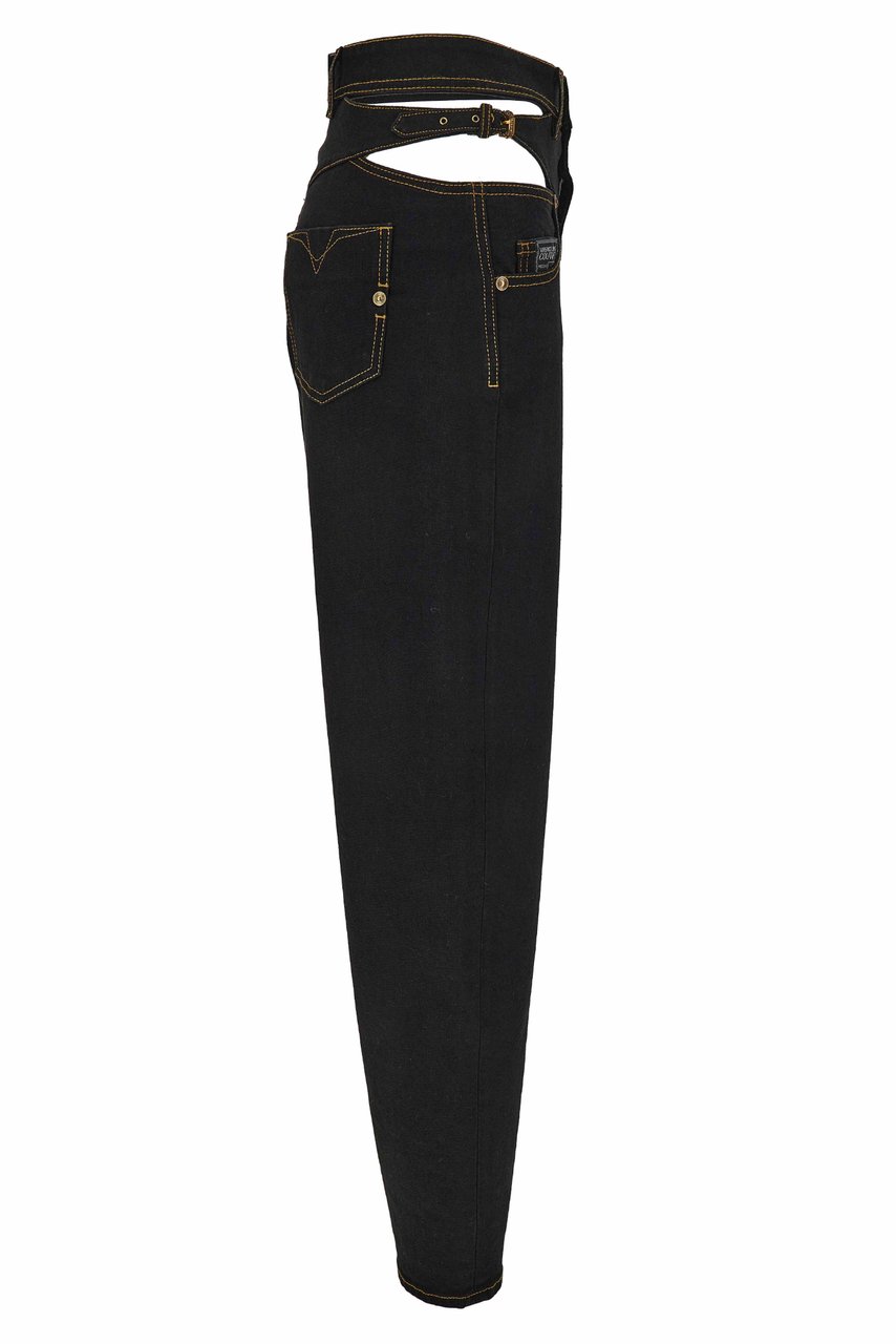 Versace Jeans Couture Trousers Black Zwart