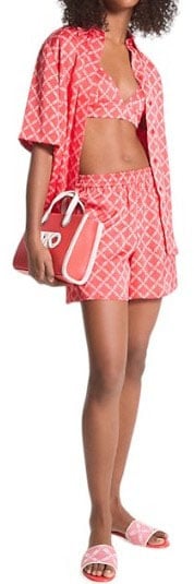 Michael Kors Dames Korte Broek Rood