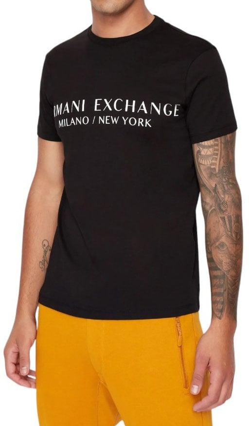 Armani Exchange Heren T-Shirt Zwart