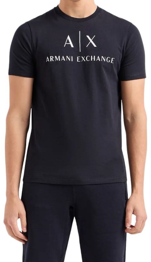 Armani Exchange Heren T-Shirt Blauw
