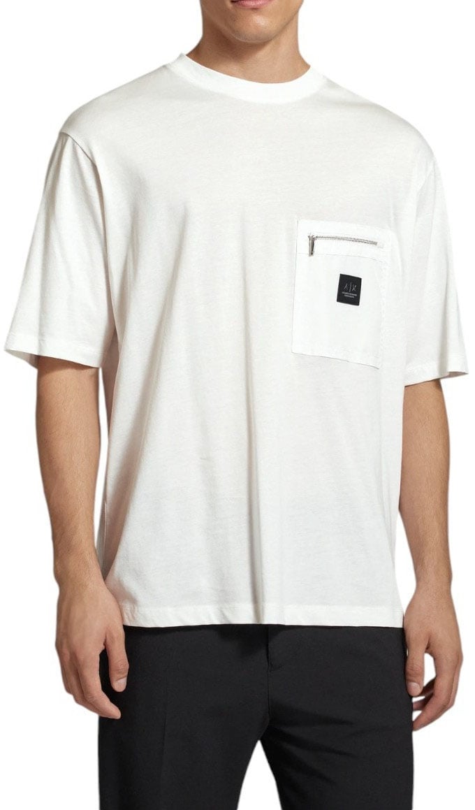 Armani Exchange Heren T-Shirt Wit