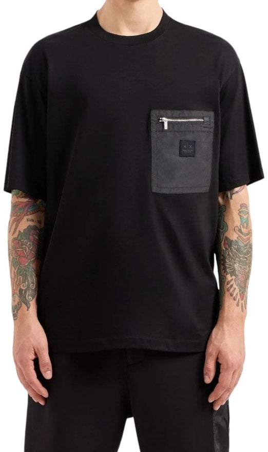 Armani Exchange Heren T-Shirt Zwart