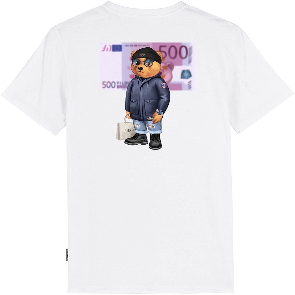 Baron Filou backprint t-shirt filou lxxxix euro Wit