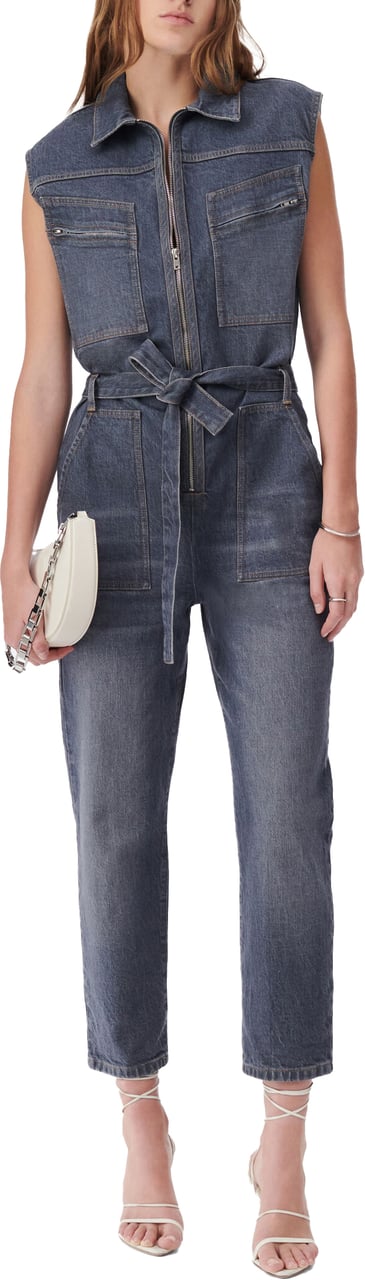 Iro jumpsuit grey blue Blauw