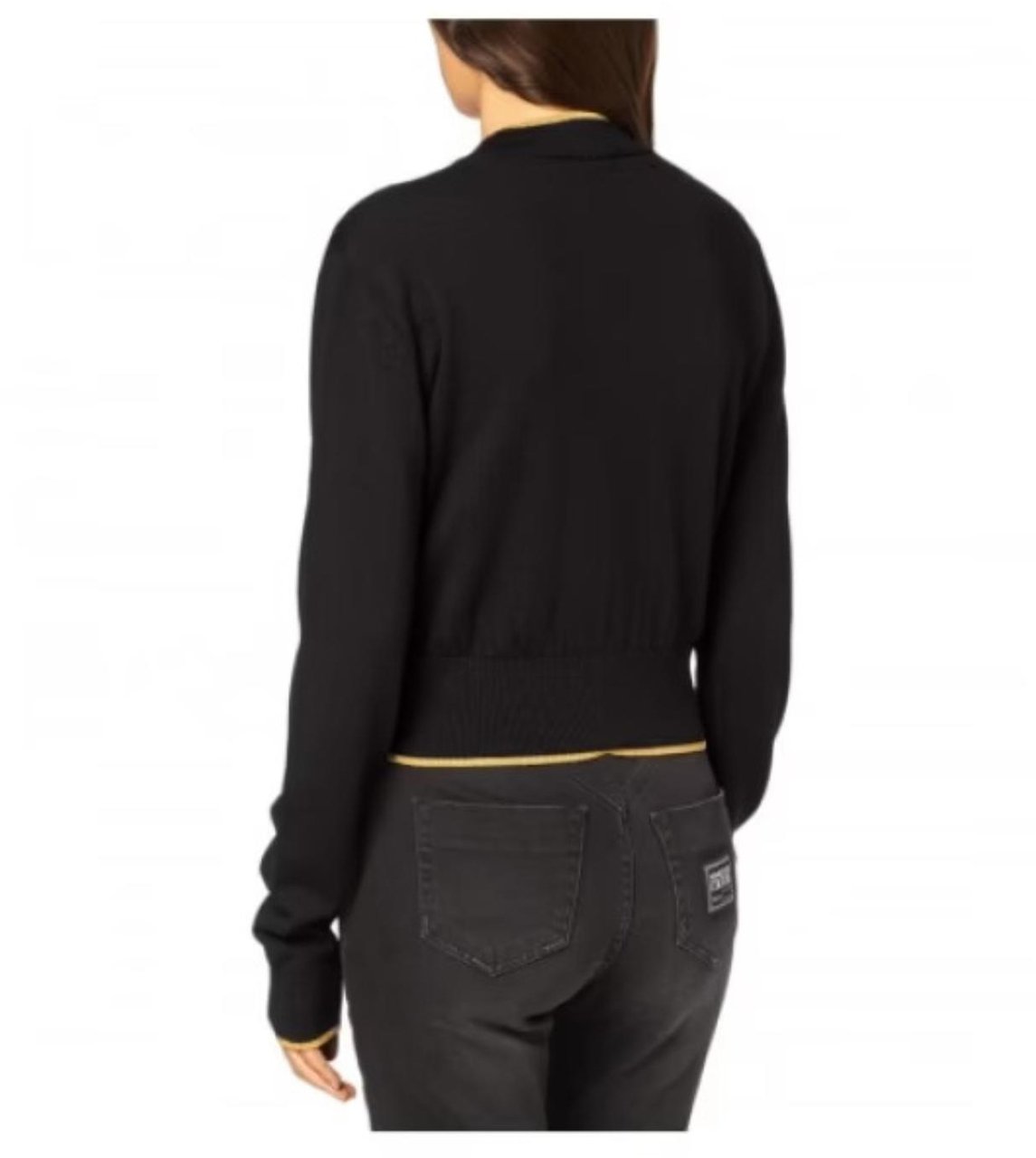 Versace Jeans Couture Logo Knit Zwart