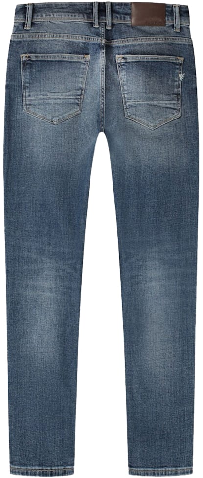 Pure Path Pure Path The Ryan Slim Fit Tapered Leg Blauw
