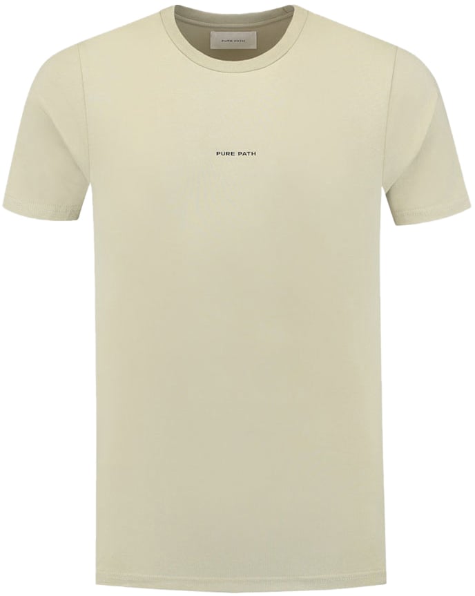 Pure Path Pure Path Regular Fit T-Shirt Crewneck SS Groen
