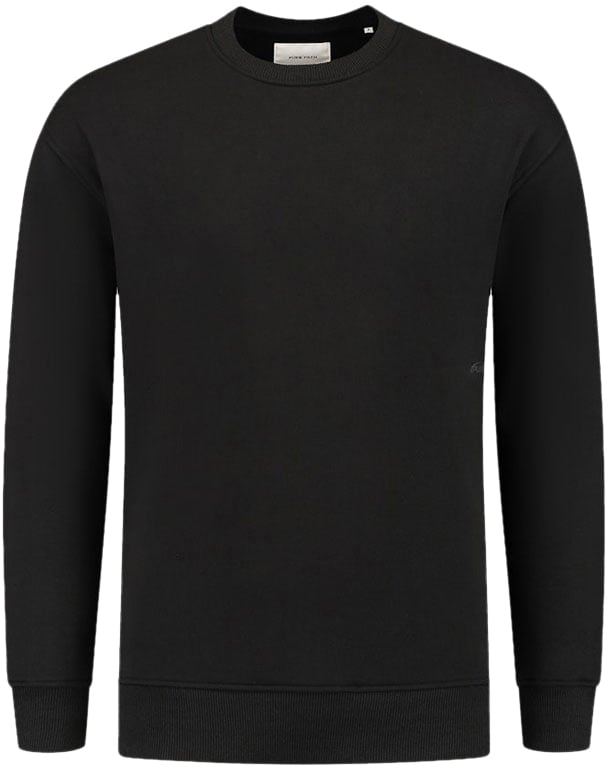 Pure Path Pure Path Loose Fit Sweaters Crewneck LS Zwart