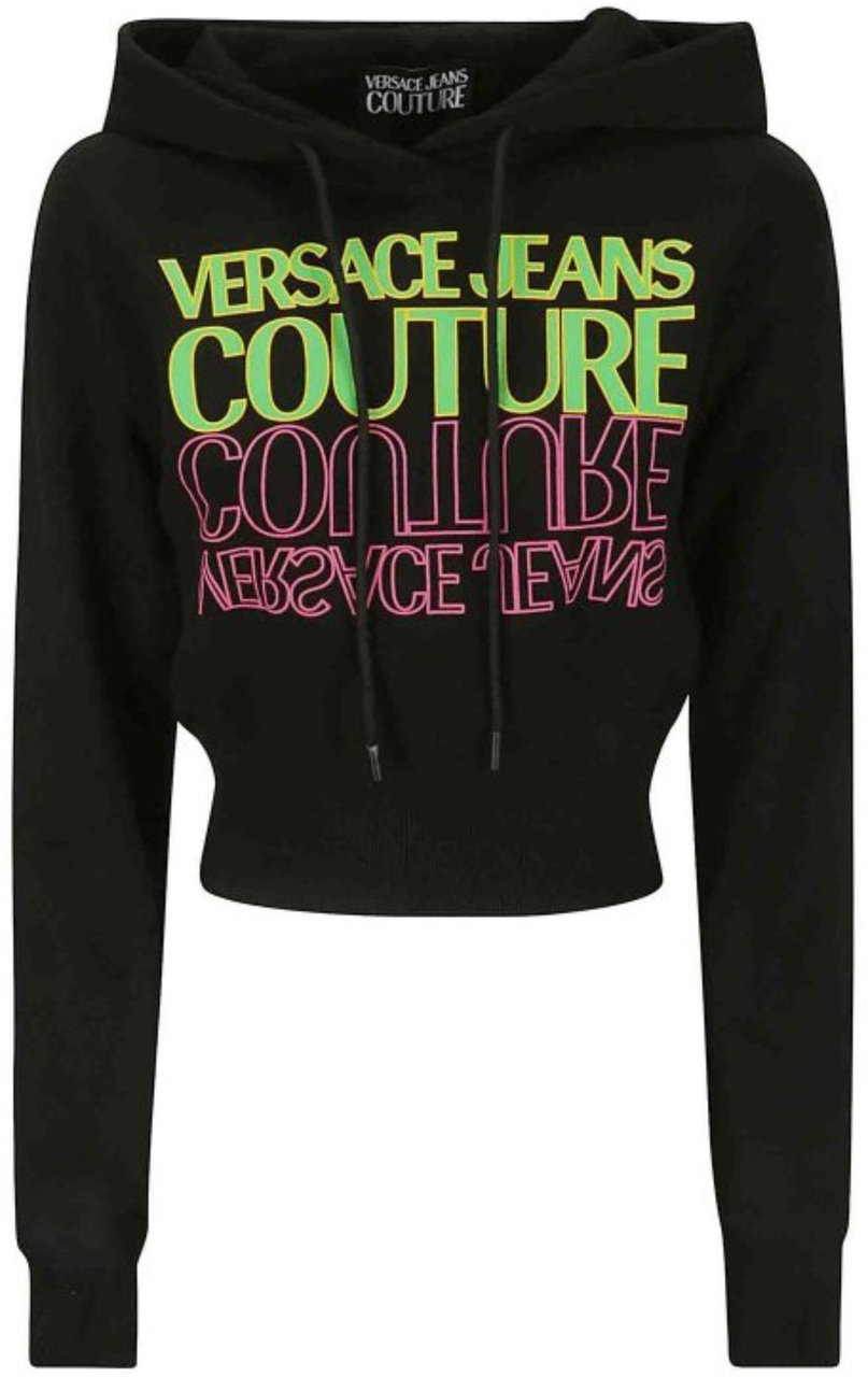 Versace Jeans Couture Sweaters Black Zwart
