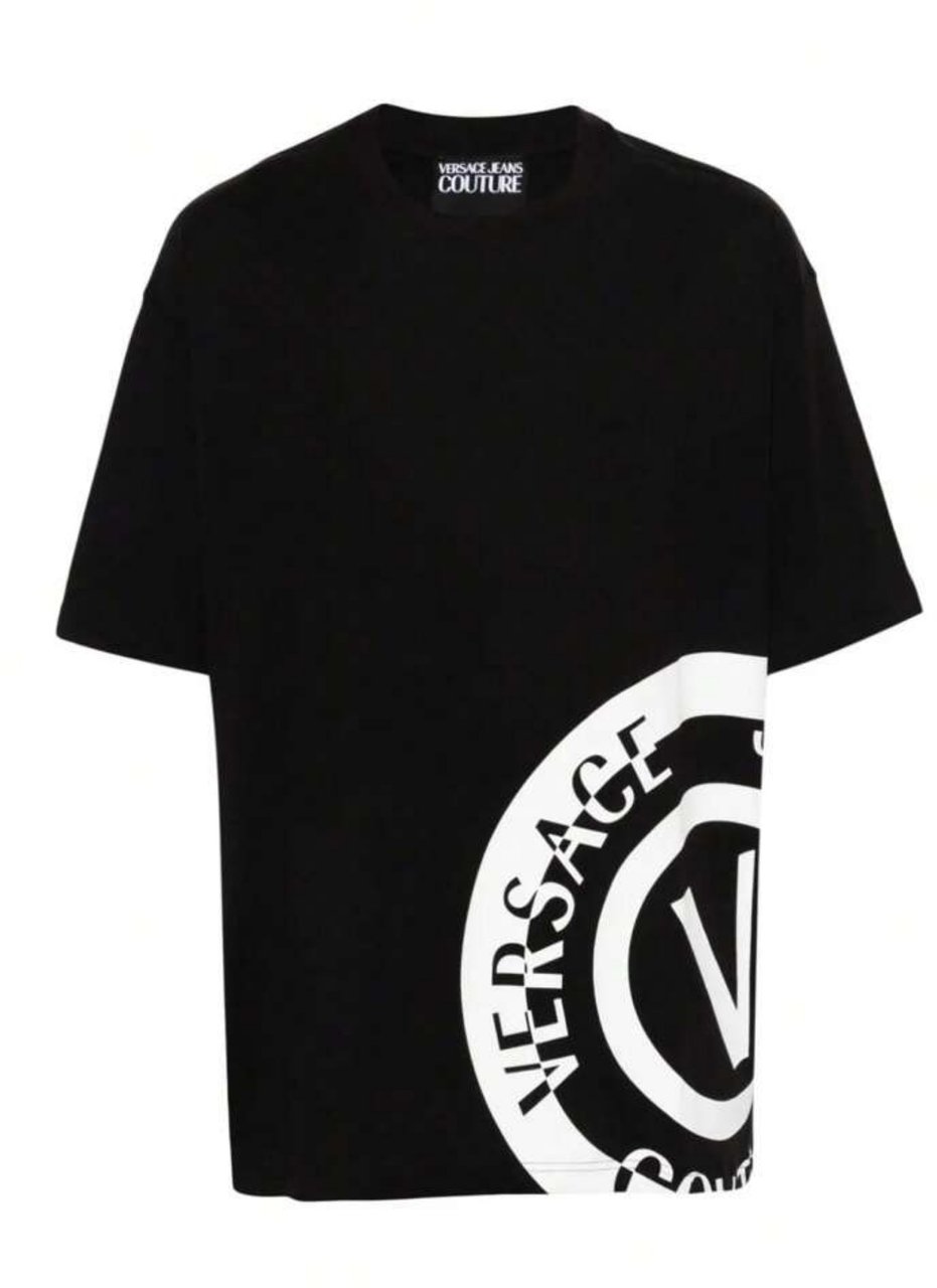 Versace Jeans Couture T-Shirts And Polos Black Zwart
