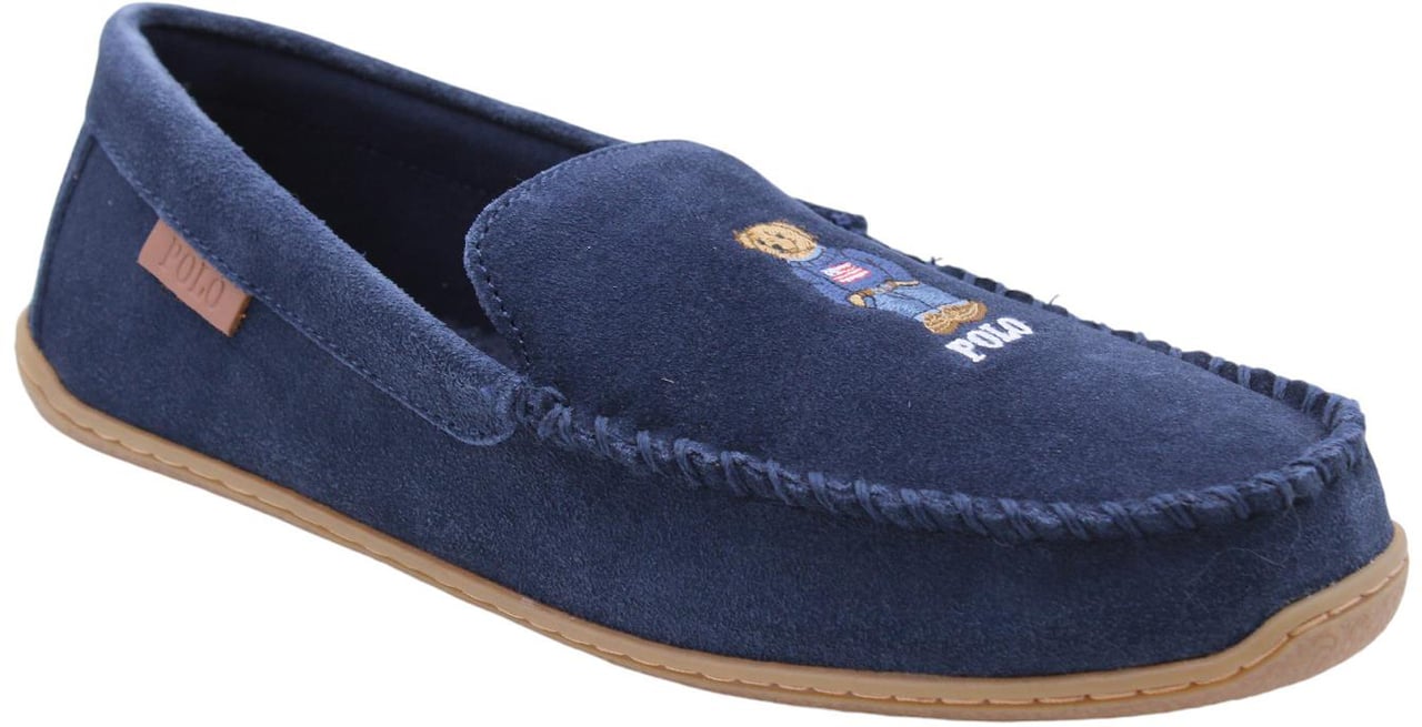 Ralph Lauren Pantoffel Blue Blauw