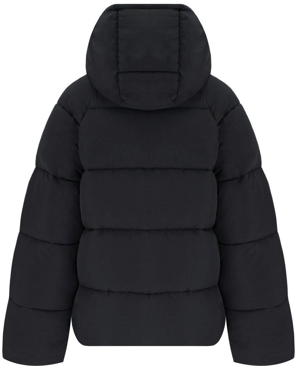 Daily Paper Relaxed Black Hooded Padded Jacket Black Zwart