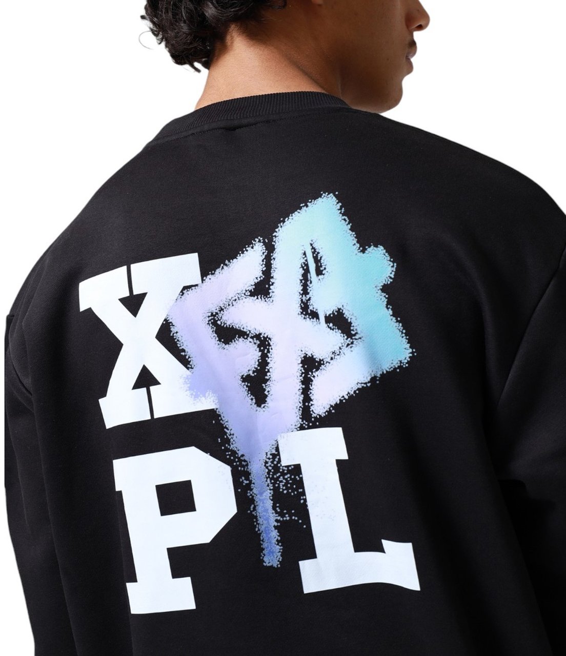XPLCT Studios Overspray Sweater Zwart