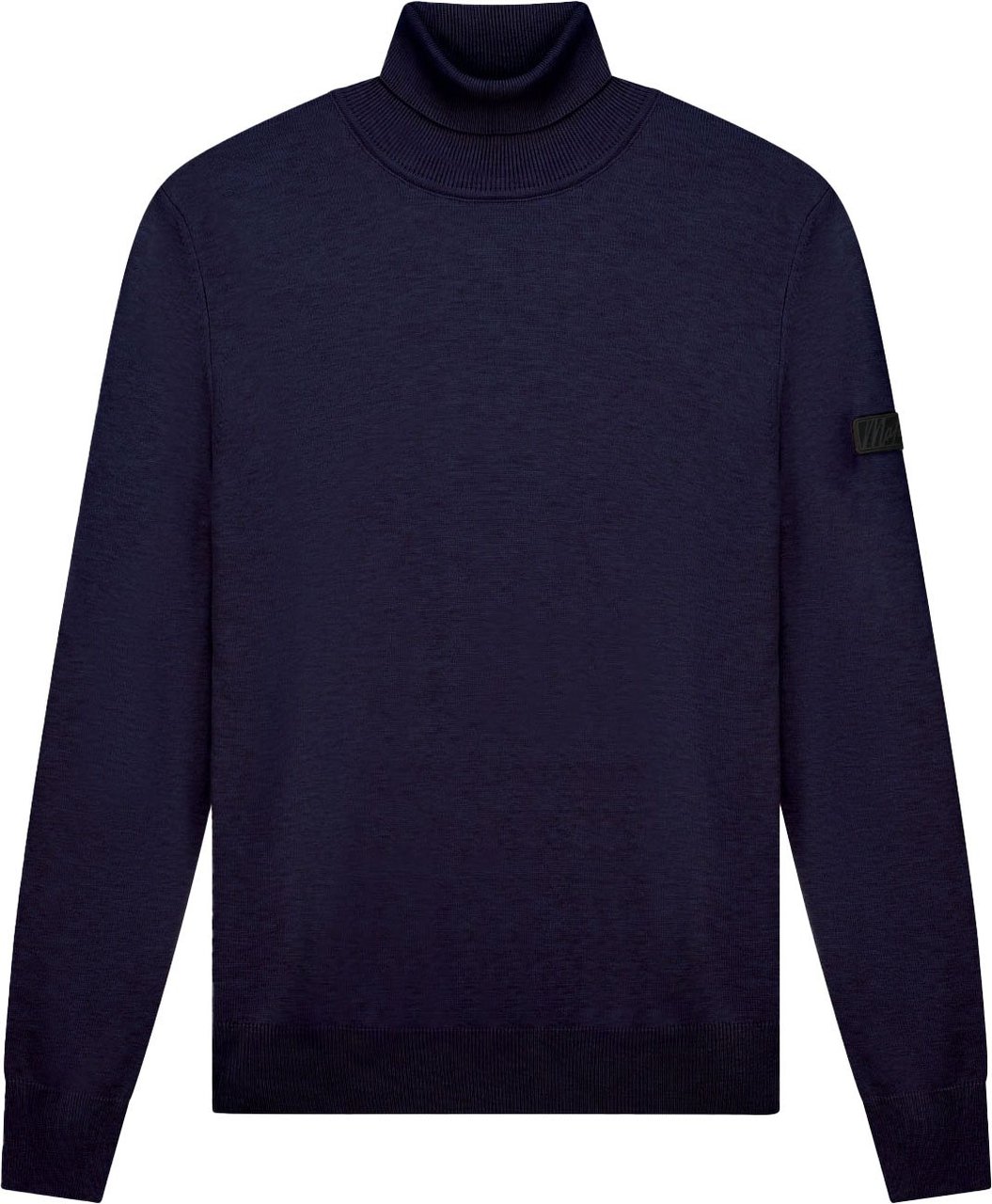 Malelions Malelions Men Knitted Turtleneck Blauw
