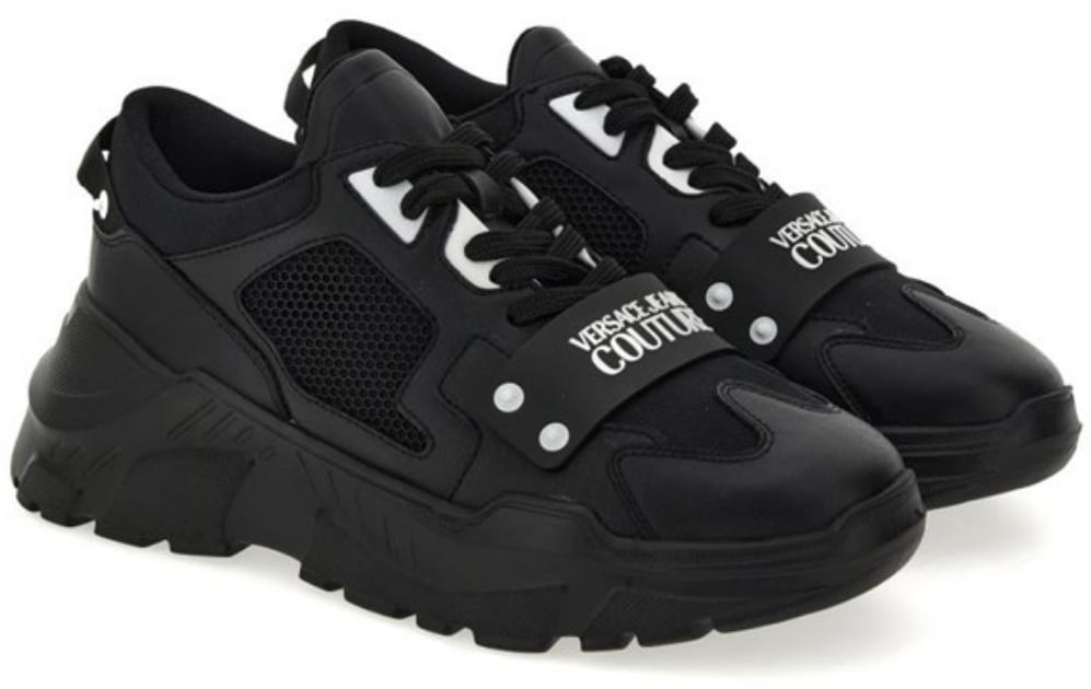 Versace Jeans Couture Versace Jeans Couture Fondo Speedtrack Sneakers Heren Zwart Zwart