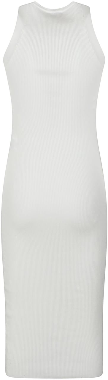 Elisabetta Franchi Sleeveless Dress White Wit