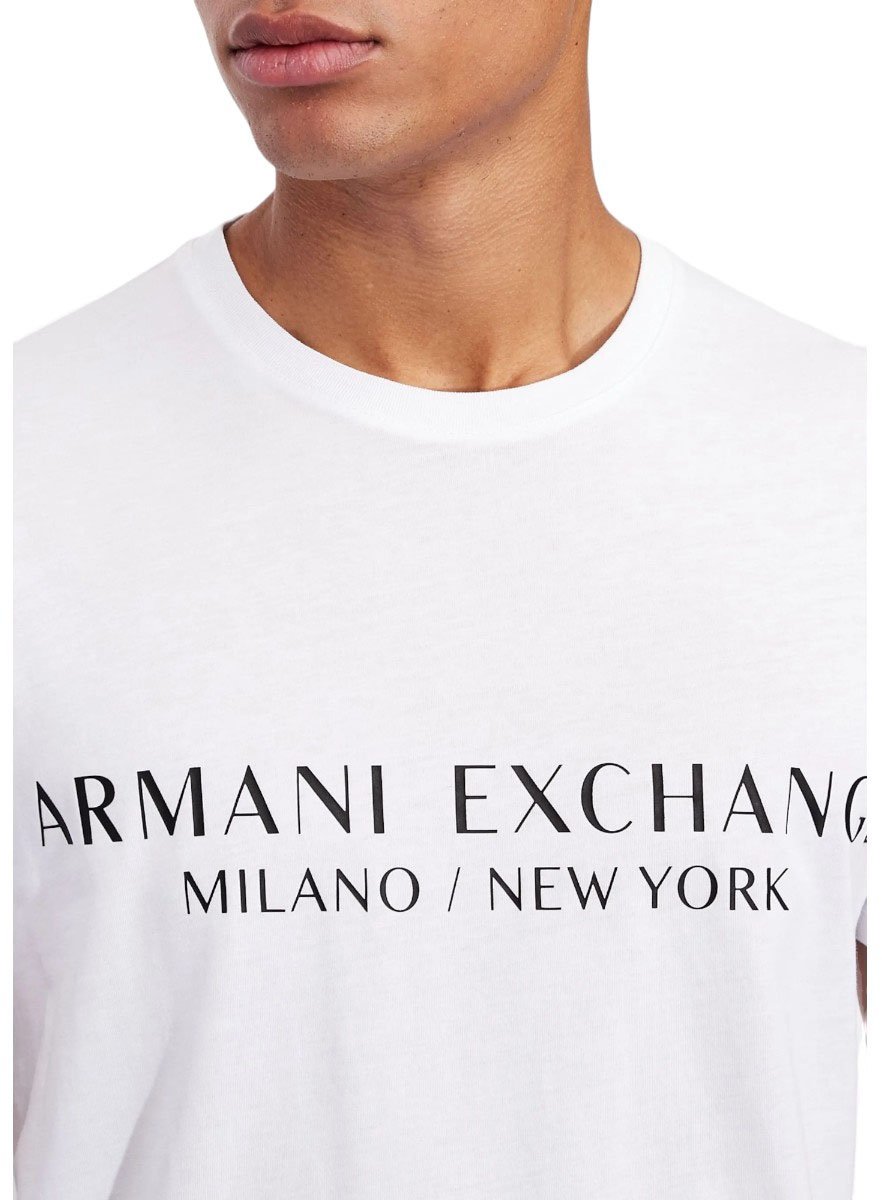Armani Exchange Heren T-Shirt Wit