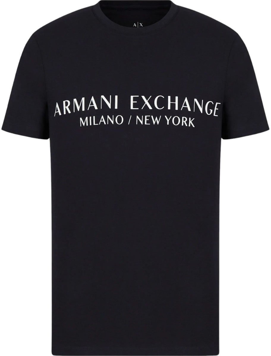 Armani Exchange Heren T-Shirt Blauw