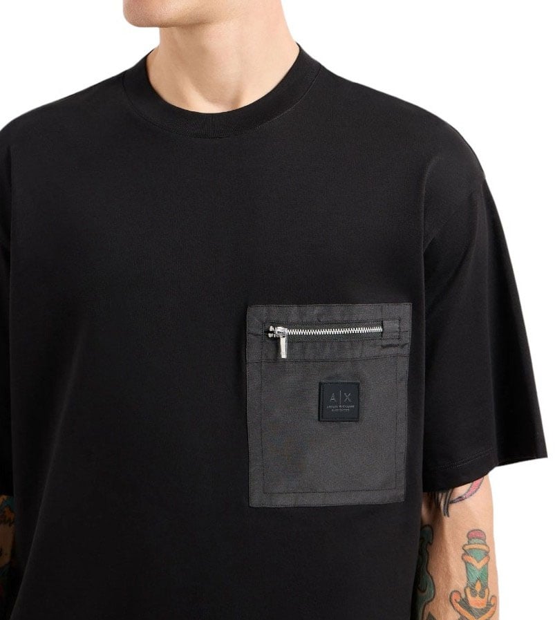 Armani Exchange Heren T-Shirt Zwart