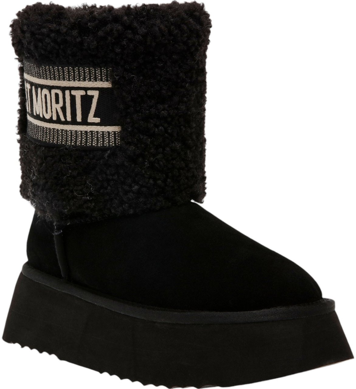 Steve Madden Dames Laars Zwart
