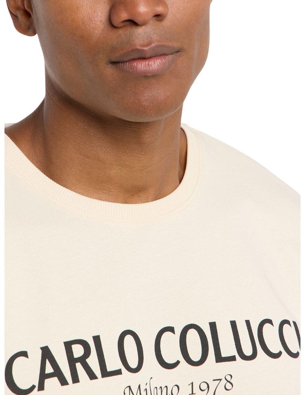Carlo Colucci Heren T-shirt Bruin