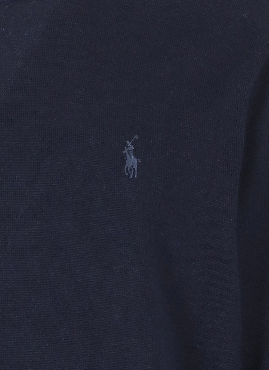 Ralph Lauren Slim fit knit sweater Blauw