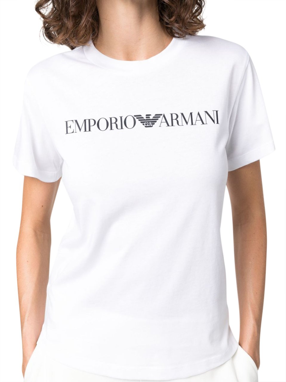 Emporio Armani T-shirts And Polos White Wit