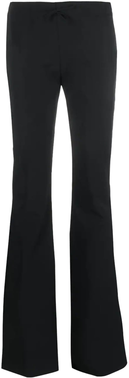Blumarine pantalone zampa black Zwart
