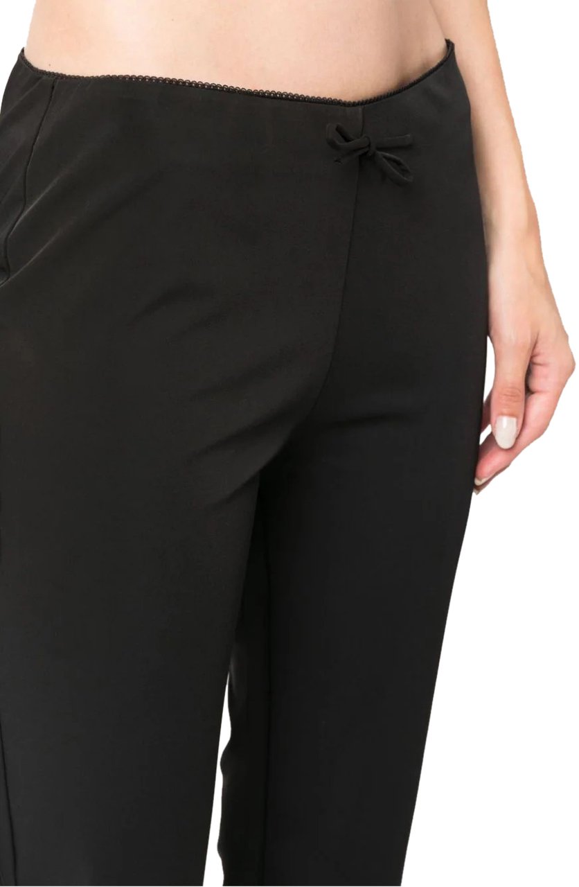 Blumarine pantalone zampa black Zwart