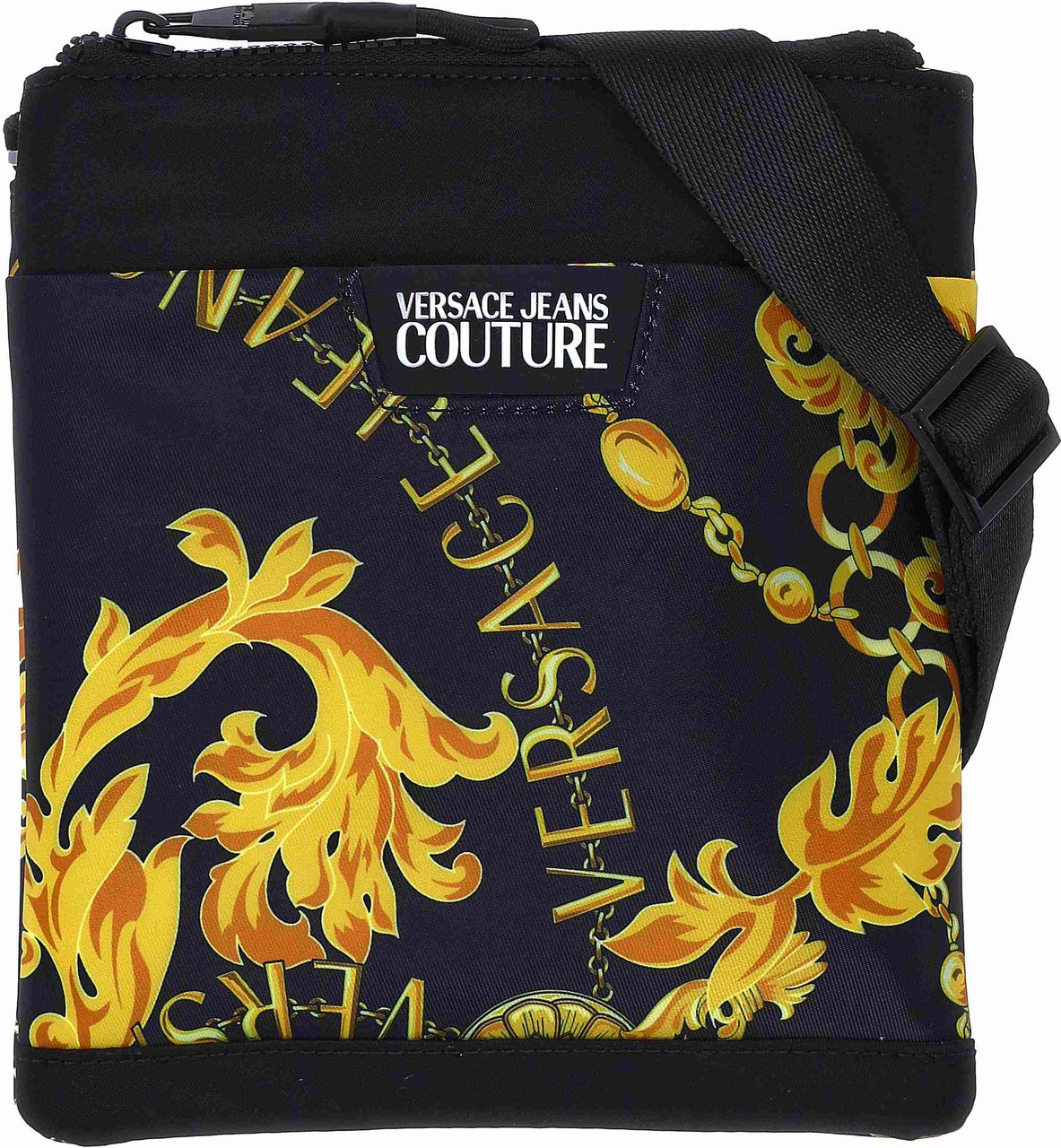 Versace Jeans Couture Versace Jeans Couture Chain Couture Crossbody Bag Black/Gold Zwart