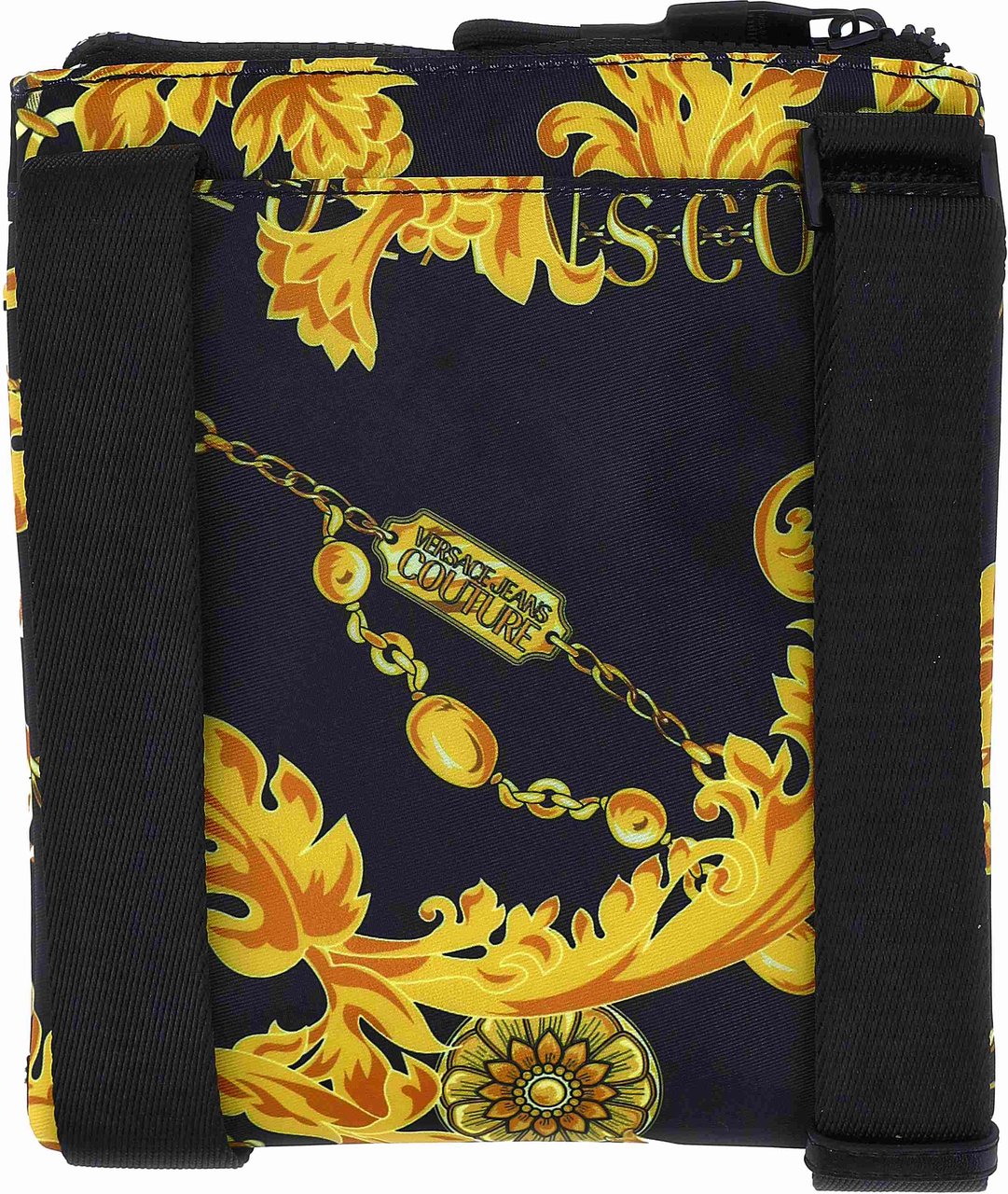 Versace Jeans Couture Versace Jeans Couture Chain Couture Crossbody Bag Black/Gold Zwart